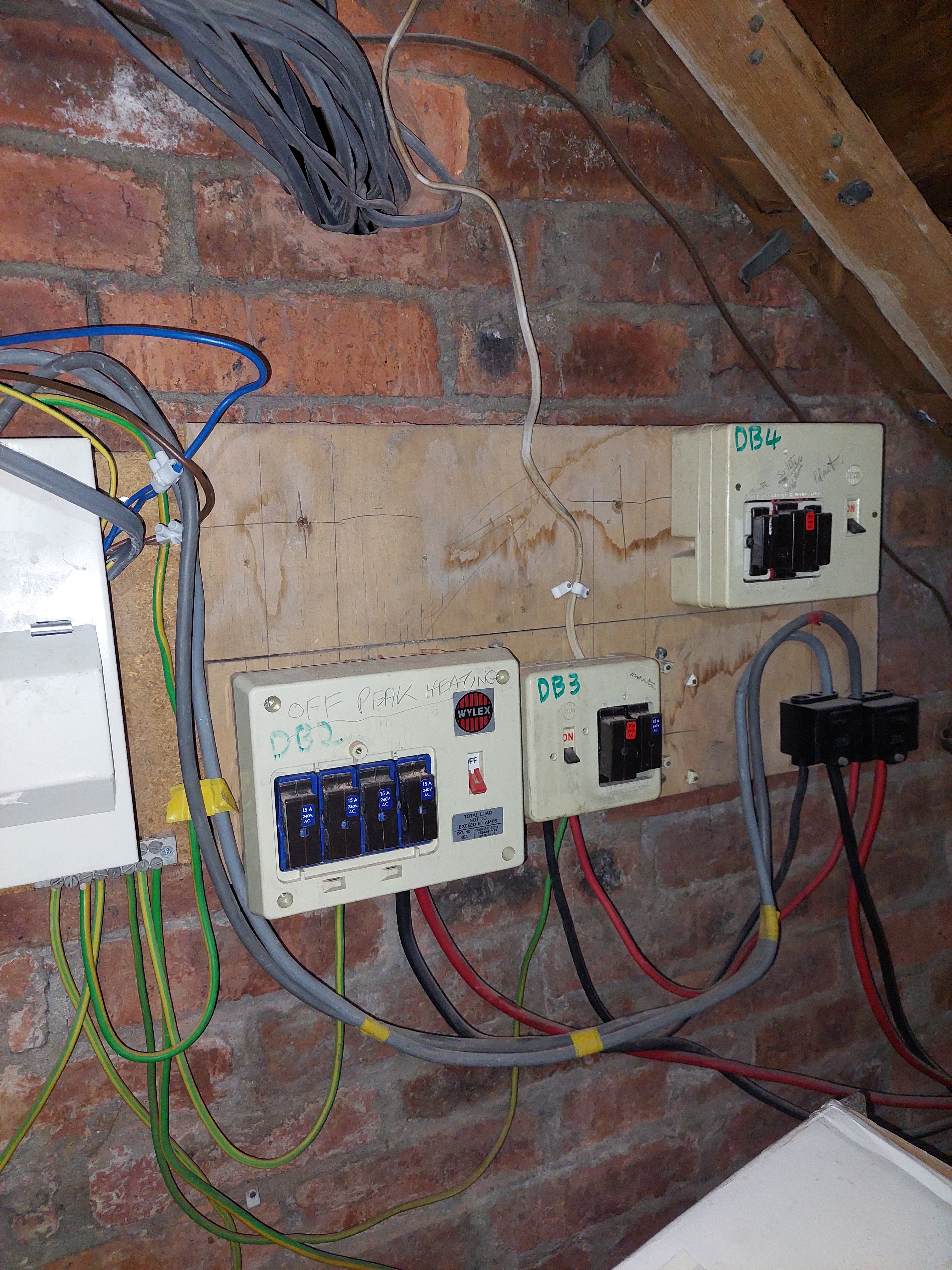 Legacy consumer units before upgrade